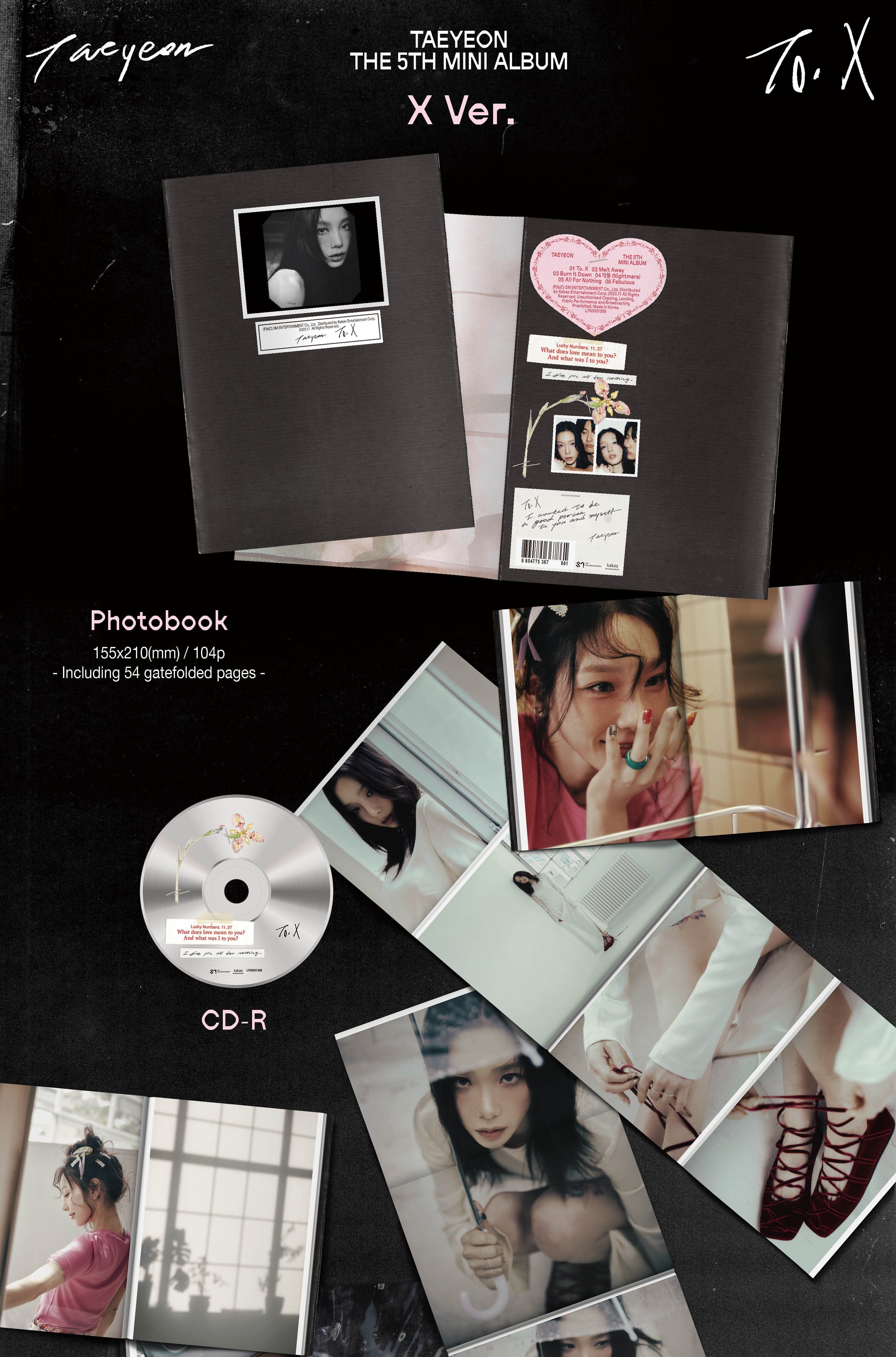 TAEYEON (SNSD) - TO. X (5TH MINI ALBUM) - Image 5