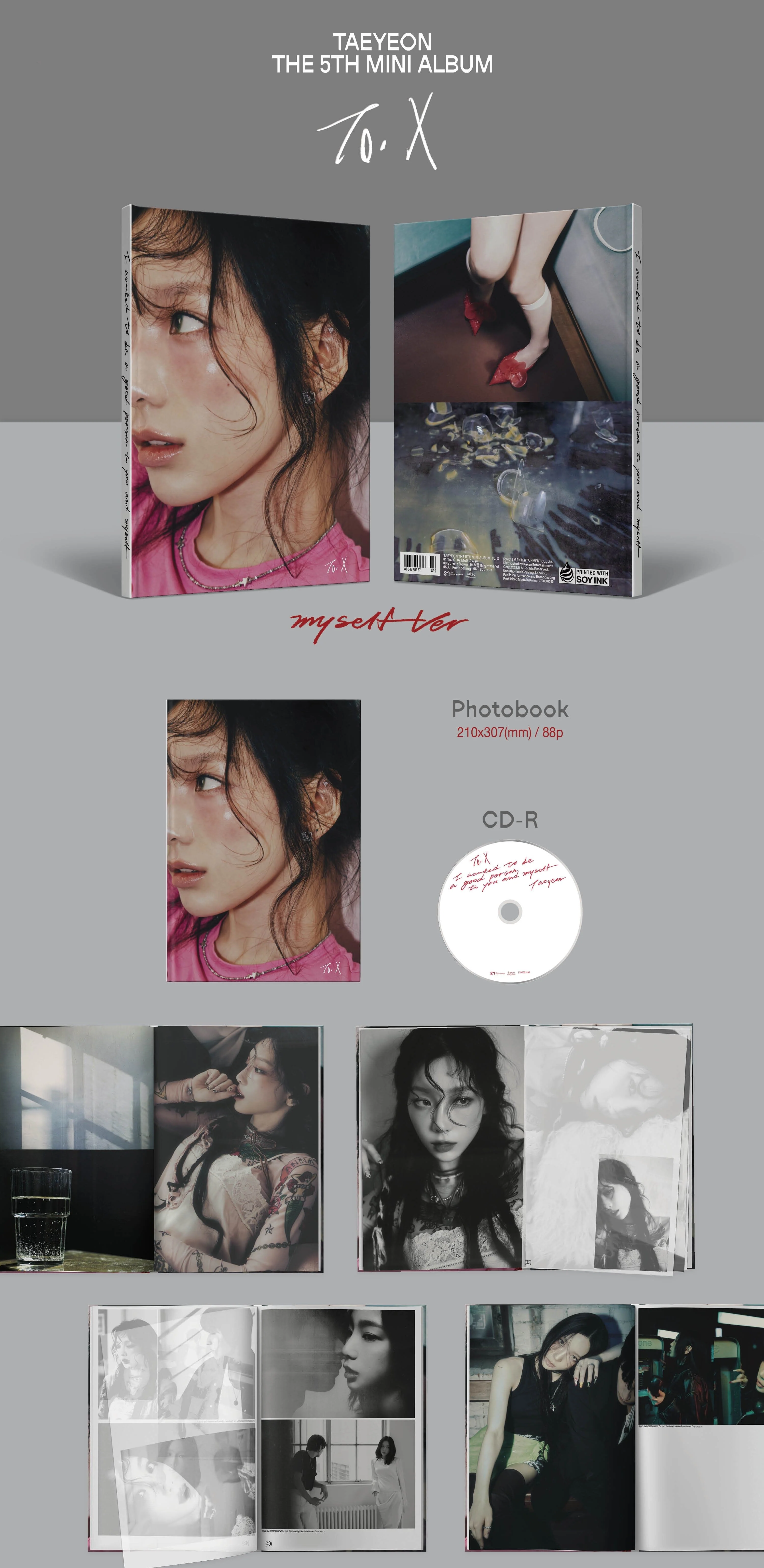 TAEYEON (SNSD) - TO. X (5TH MINI ALBUM) - Image 8