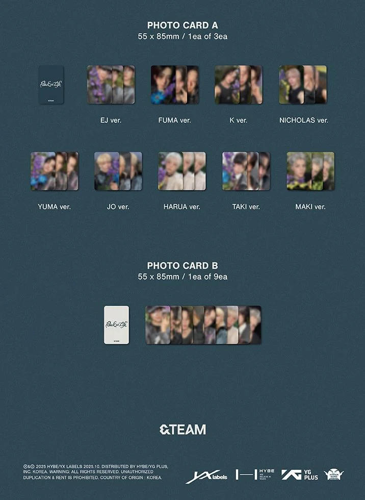 &TEAM - BACK TO LIFE (1ST KOREAN MINI ALBUM) (ROAR VER.) - Image 6