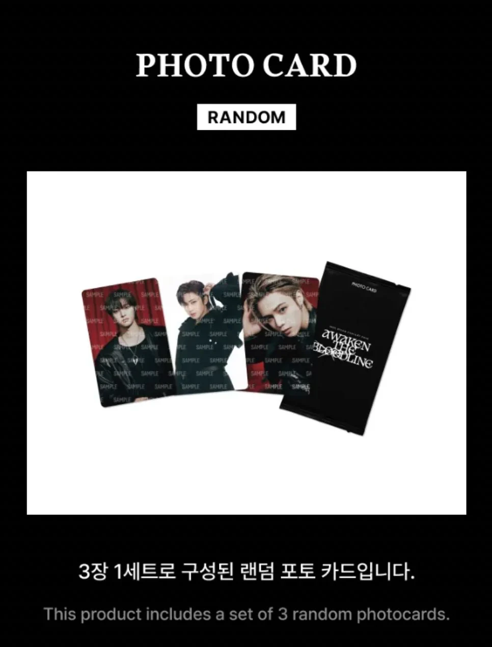 &TEAM - PHOTO CARD (2025 CONCERT TOUR 'AWAKEN THE BLOODLINE' OFFICIAL MD) - Image 3