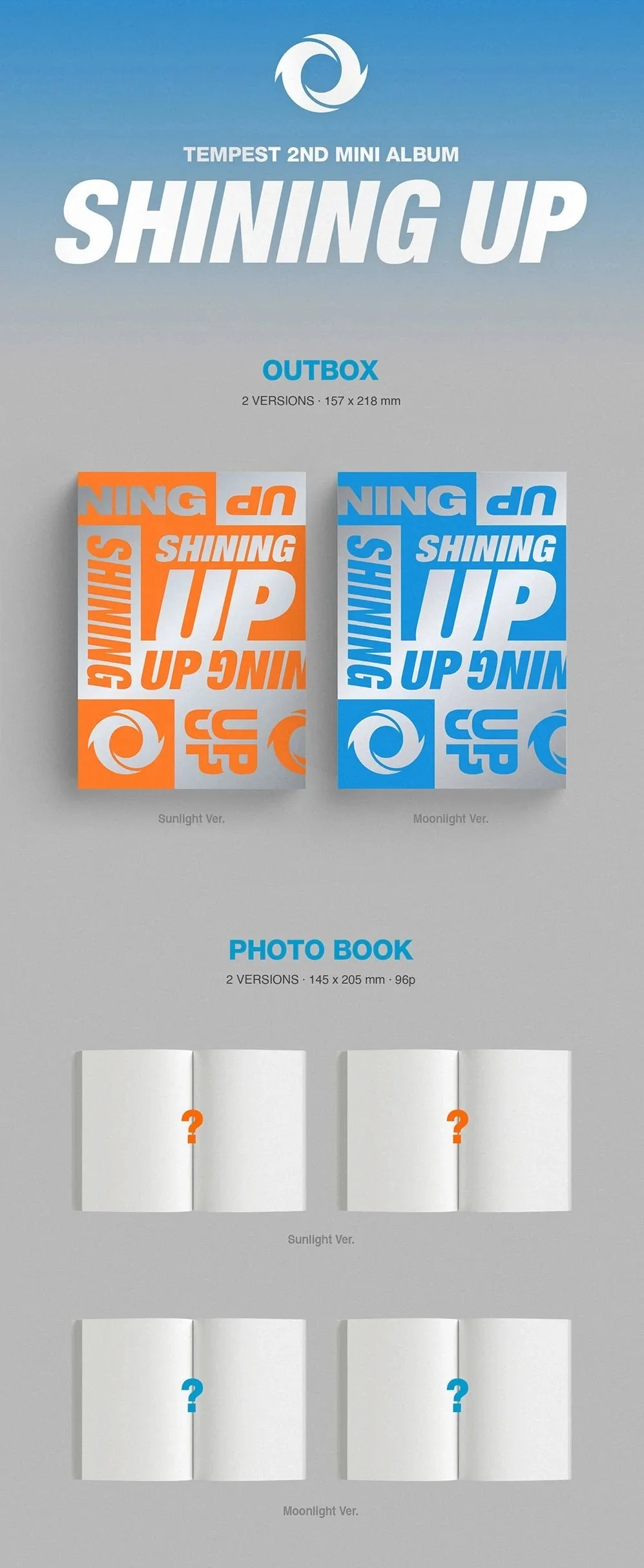 TEMPEST - SHINING UP (2nd Mini Album) - Image 2