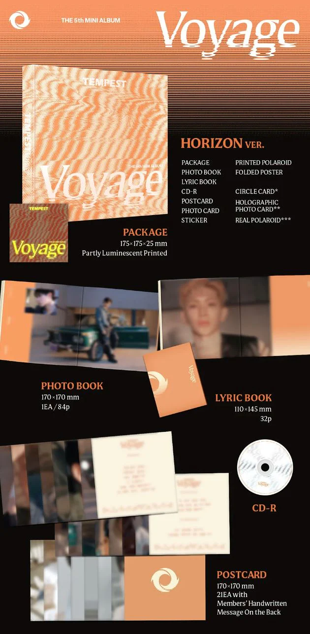 TEMPEST - VOYAGE (5TH MINI ALBUM) - Image 2