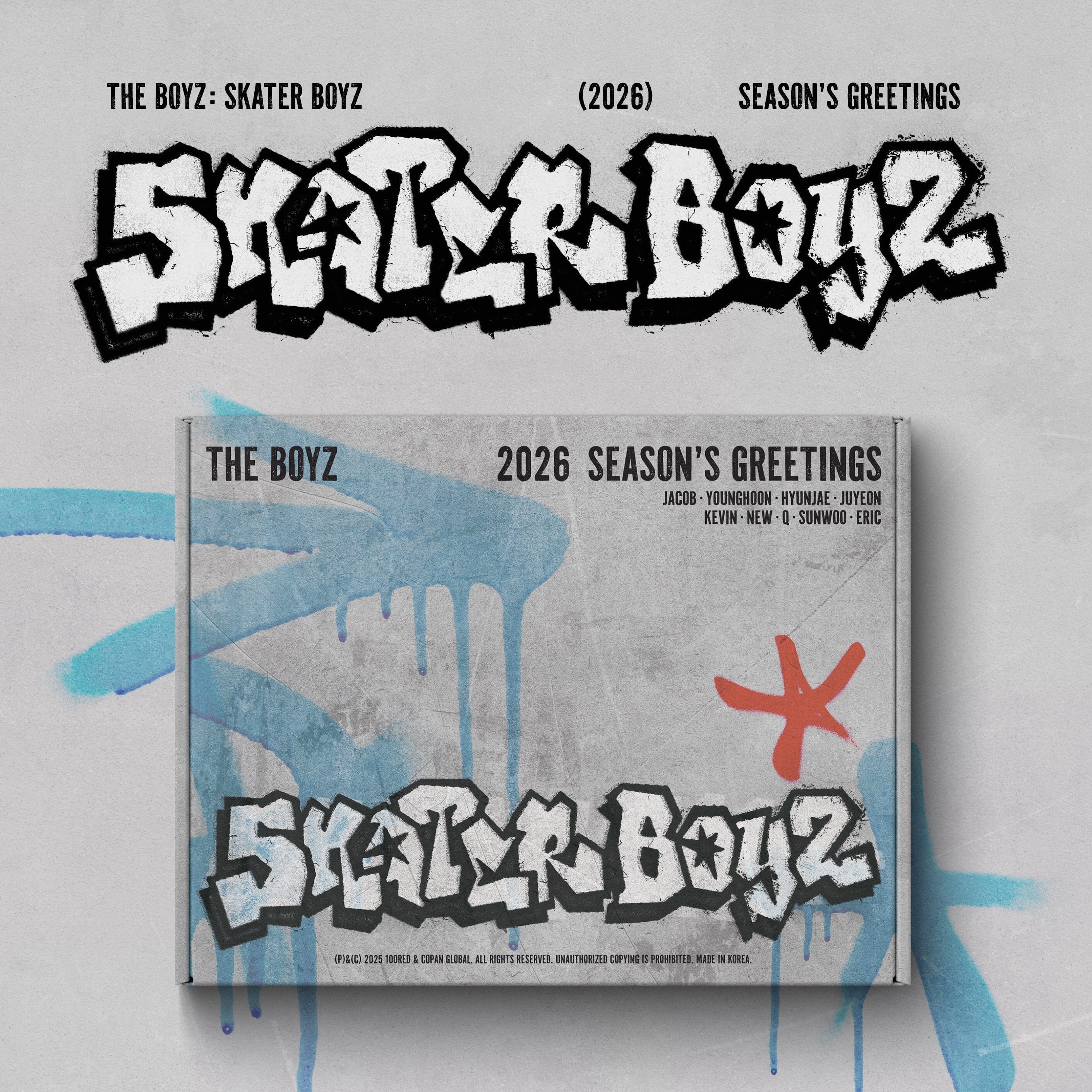 THE BOYZ - 2026 SEASON'S GREETINGS (SKATER BOYZ) + Extra Photocard