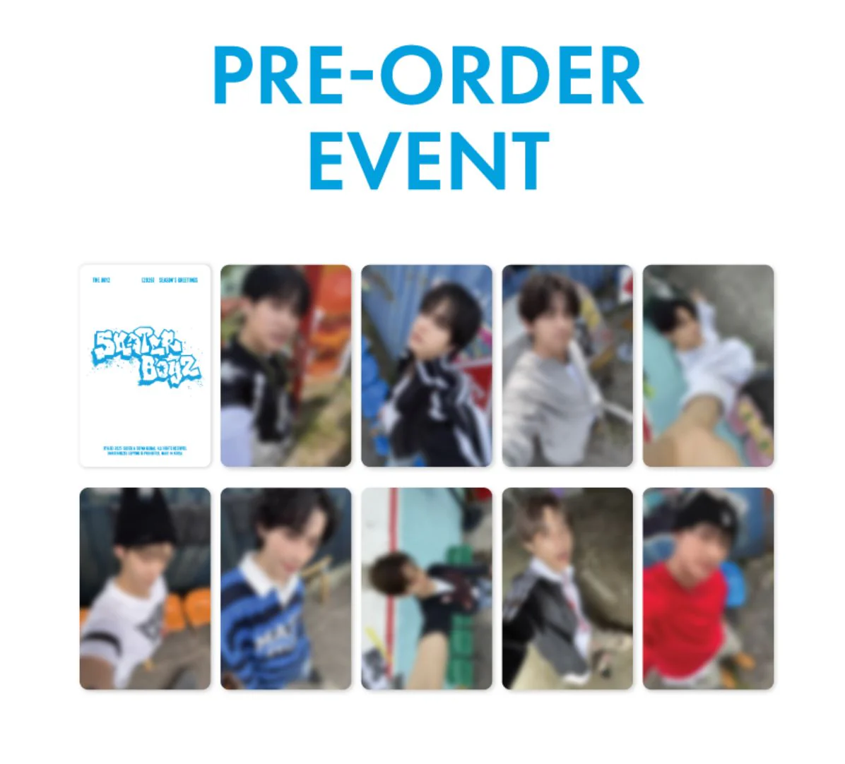 THE BOYZ - 2026 SEASON'S GREETINGS (SKATER BOYZ) + Extra Photocard - Image 2