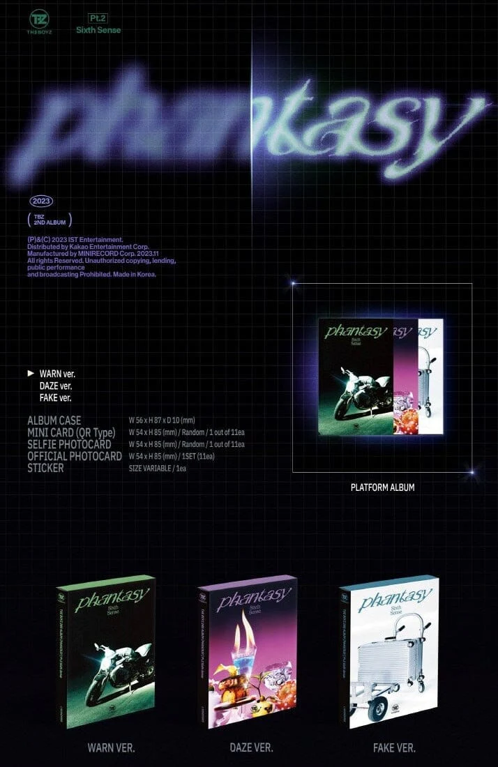THE BOYZ - [PHANTASY] Pt.2 SIXTH SENSE (PLATFORM VER.) - Image 2