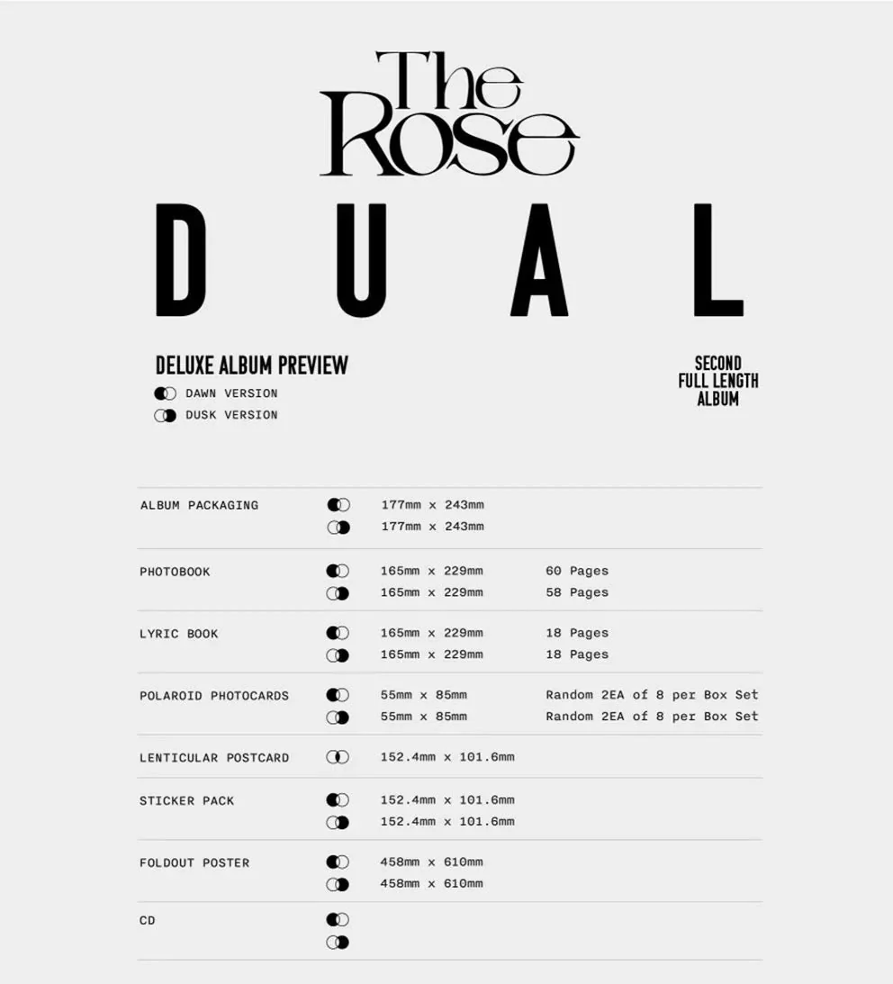 THE ROSE - DUAL (2ND FULL ALBUM) DELUXE ALBUM - Image 4