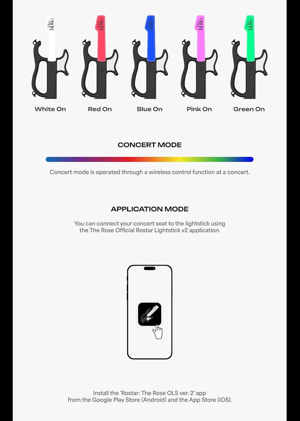 THE ROSE - OFFICIAL ROSTAR LIGHT STICK V2 - Image 6