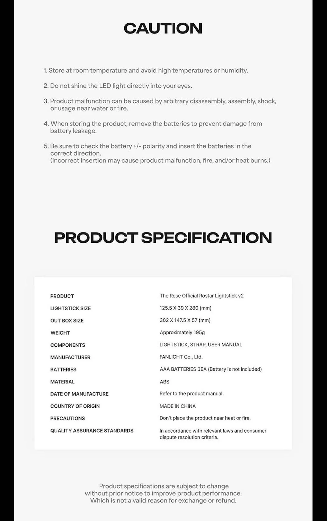 THE ROSE - OFFICIAL ROSTAR LIGHT STICK V2 - Image 8