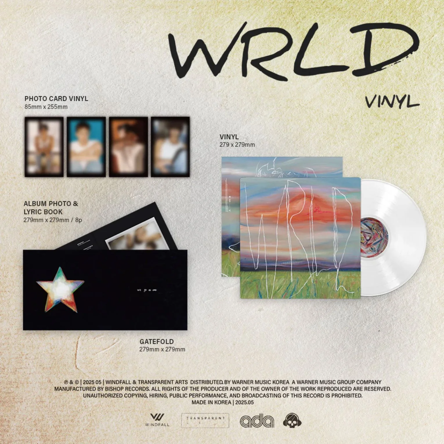 THE ROSE - WRLD (WHITE LP VER.) - Image 2