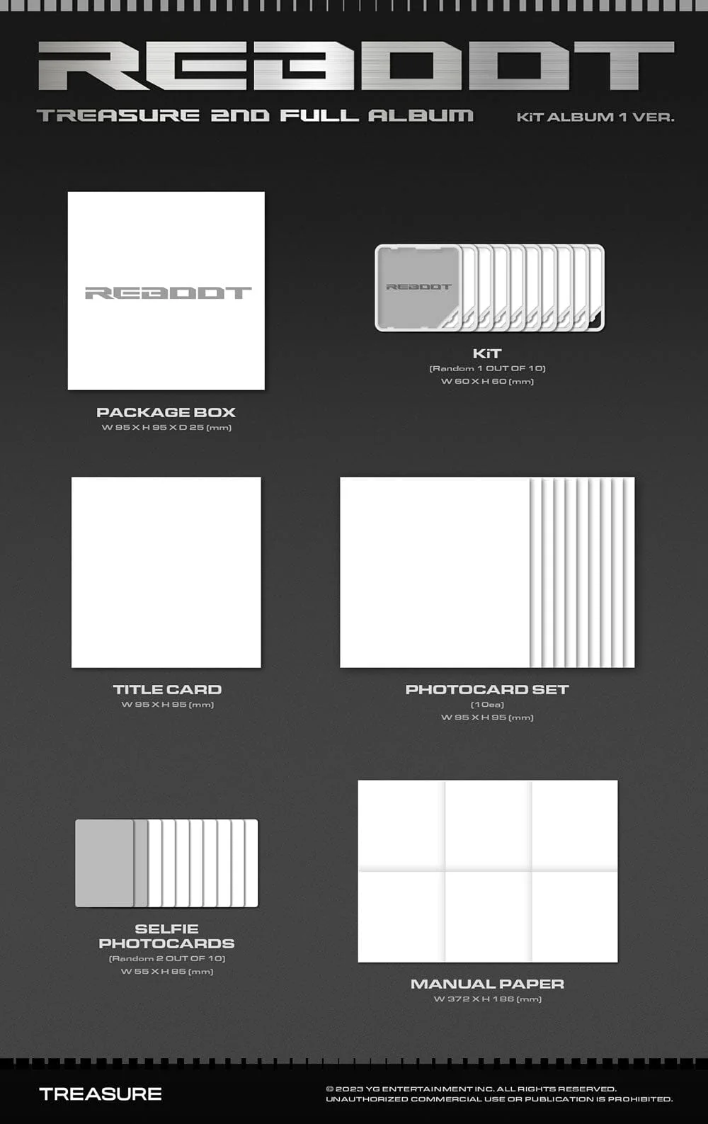 TREASURE - 2ND FULL ALBUM [REBOOT] (KiT ALBUM VER.) - Image 2