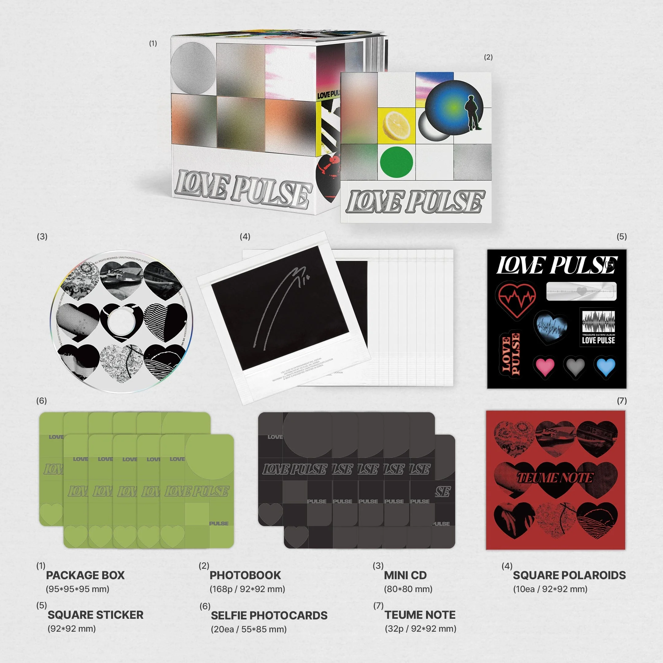 TREASURE - LOVE PULSE (TEUME VER.) - Image 2