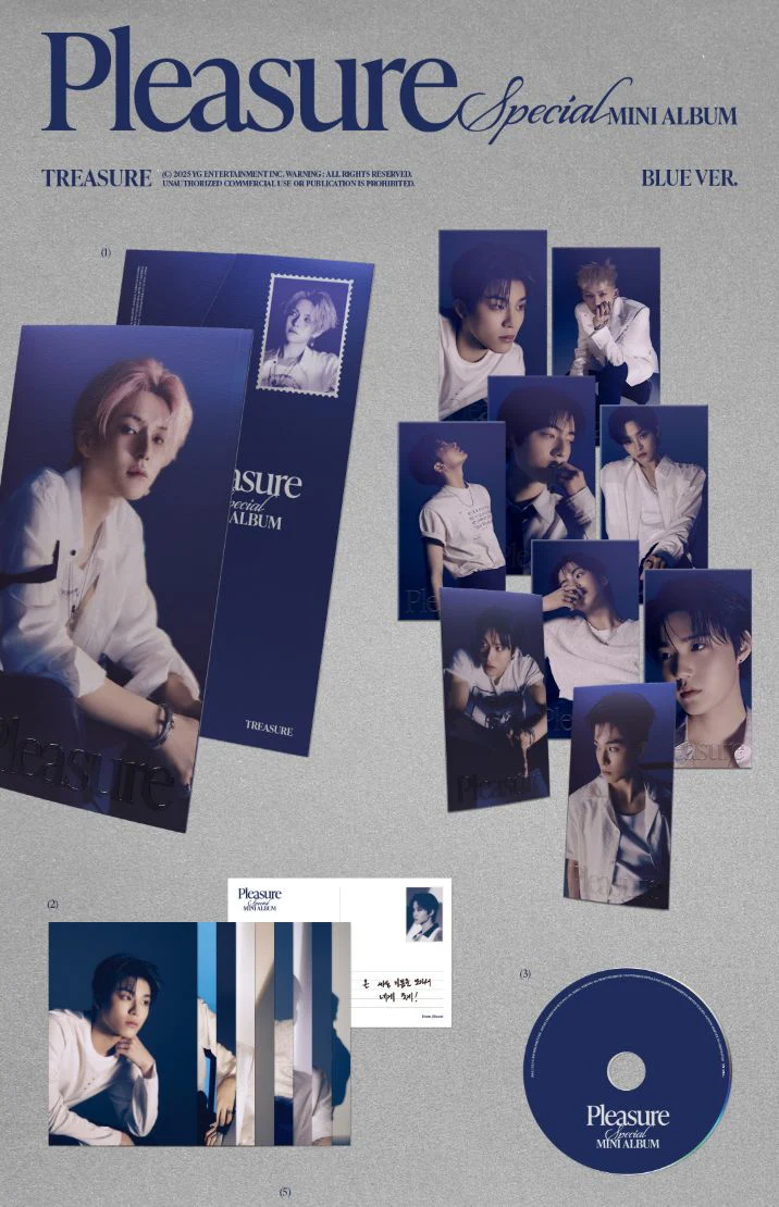 TREASURE - PLEASURE (BLUE VER.) - Image 2