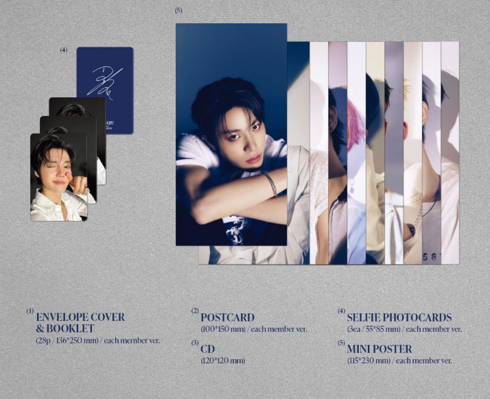 TREASURE - PLEASURE (BLUE VER.) - Image 3