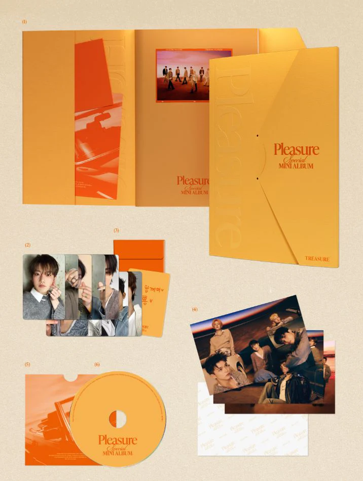 TREASURE - PLEASURE (YELLOW VER. / GREEN VER.) - Image 3
