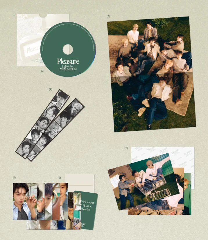 TREASURE - PLEASURE (YELLOW VER. / GREEN VER.) - Image 6
