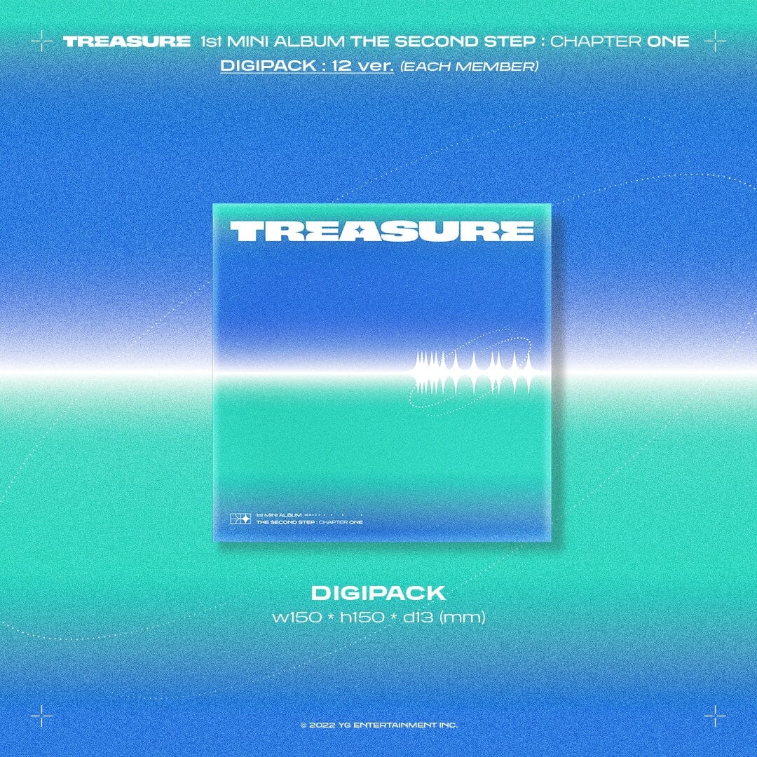 TREASURE - THE SECOND STEP : CHAPTER ONE (1st Mini Album DIGIPACK)