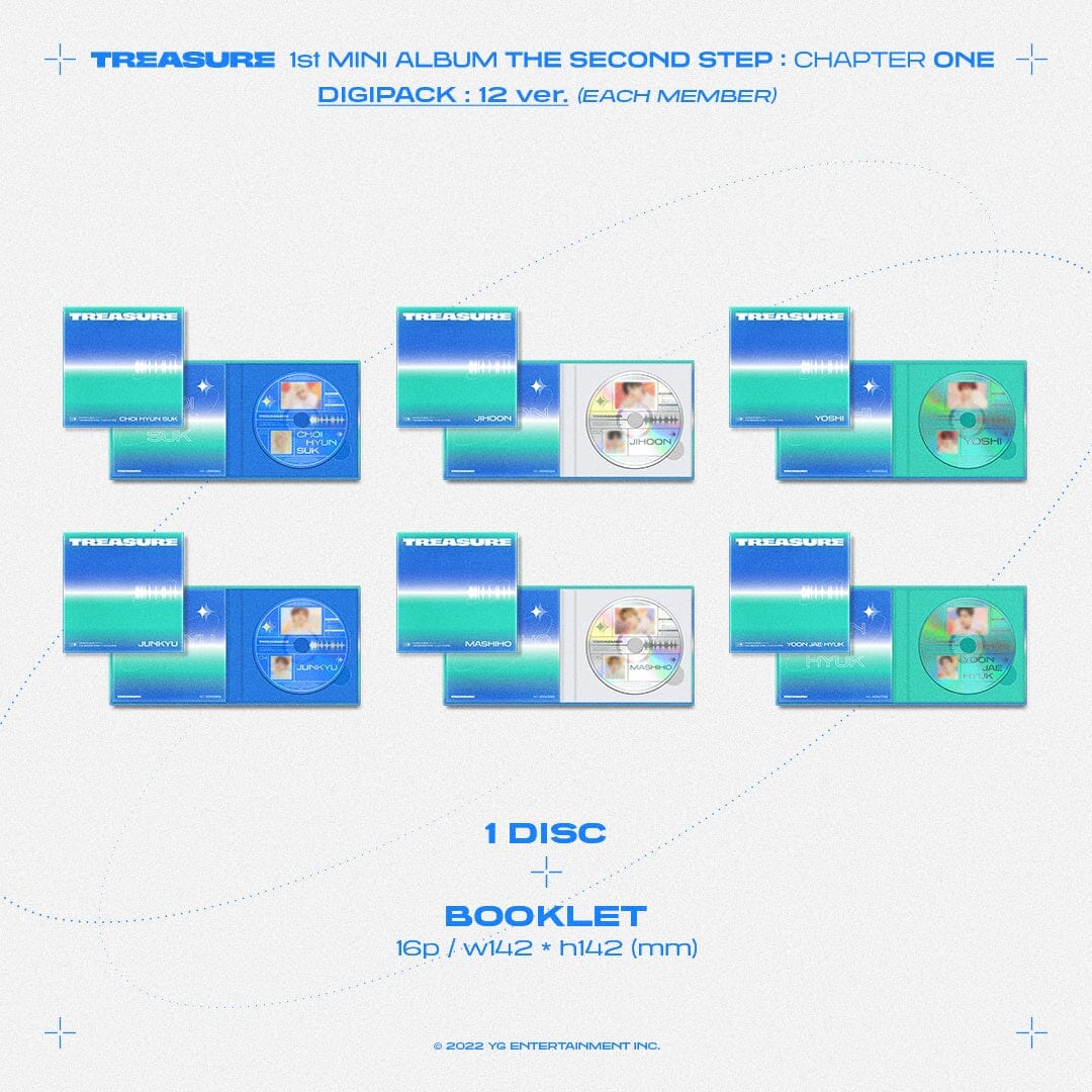 TREASURE - THE SECOND STEP : CHAPTER ONE (1st Mini Album DIGIPACK) - Image 3