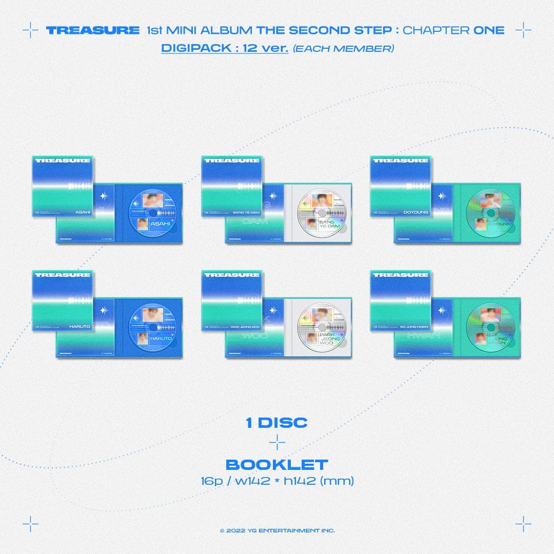 TREASURE - THE SECOND STEP : CHAPTER ONE (1st Mini Album DIGIPACK) - Image 4