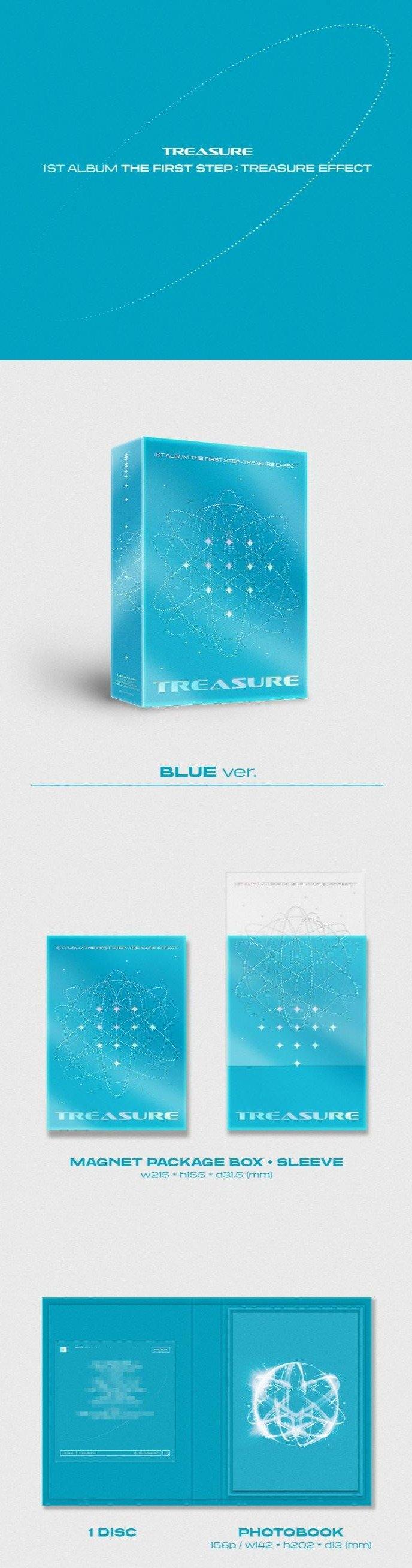 TREASURE - Vol.1 [THE FIRST STEP : TREASURE EFFECT] (Blue / Green / Orange) - Image 4