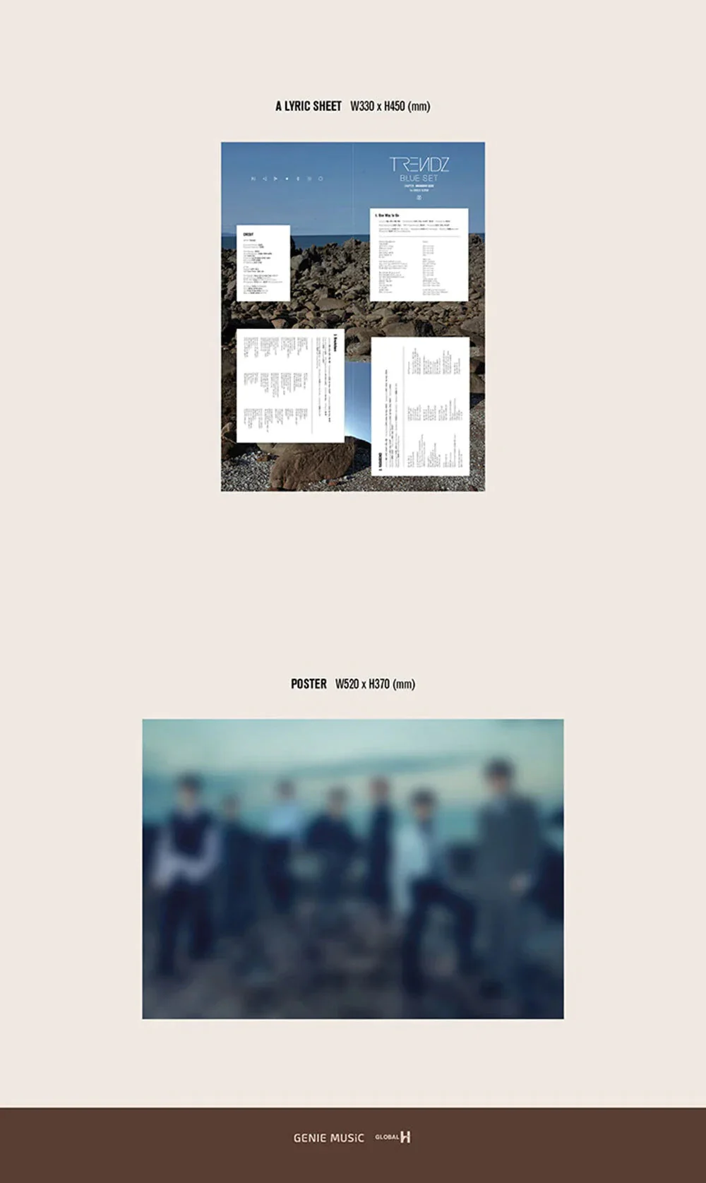 TRENDZ - BLUE SET CHAPTER UNKNOWN CODE (1ST SINGLE ALBUM) - Image 6
