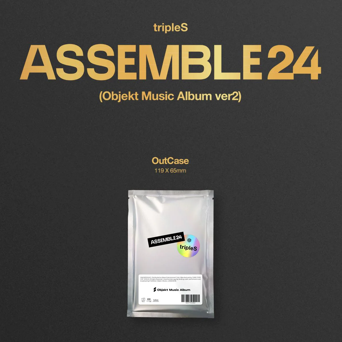 TRIPLES - ASSEMBLE24 (1ST FULL ALBUM) OBJEKT MUSIC ALBUM VER2