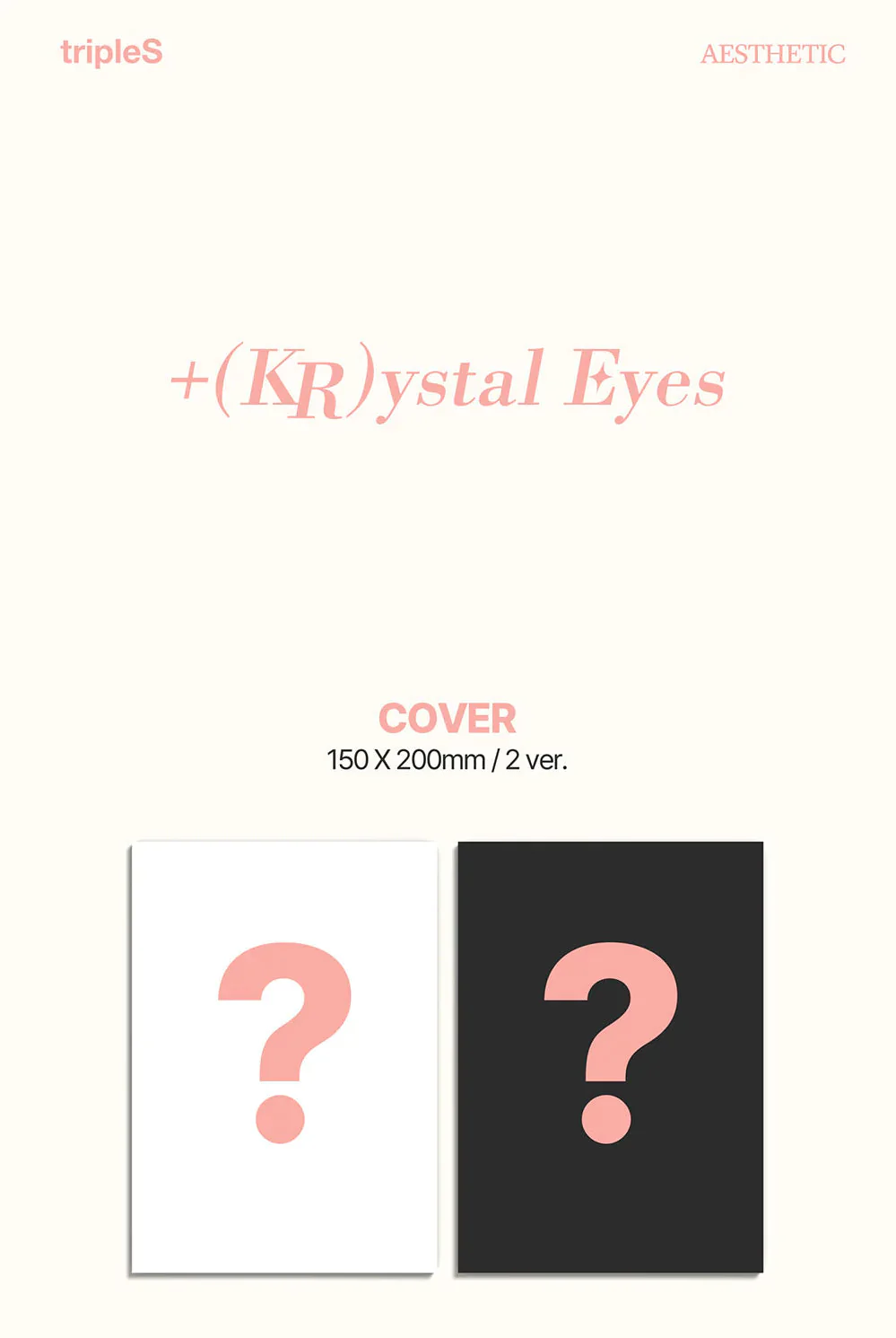 TRIPLES - +(KR)YSTAL EYES 'AESTHETIC' (Mini Album) - Image 3