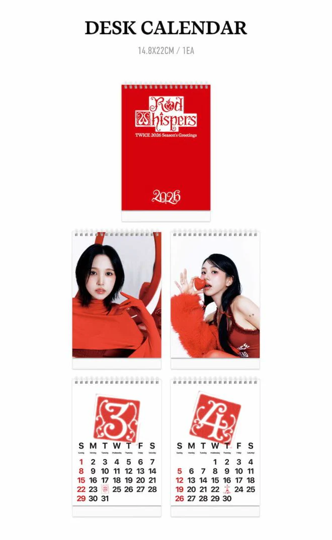 TWICE - 2026 SEASON'S GREETINGS (RED WHISPERS) - Image 4