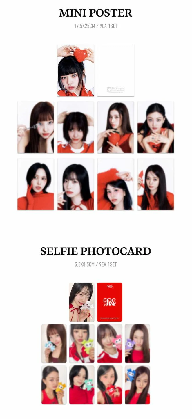 TWICE - 2026 SEASON'S GREETINGS (RED WHISPERS) + FANS SHOP Photocard Set - Image 7