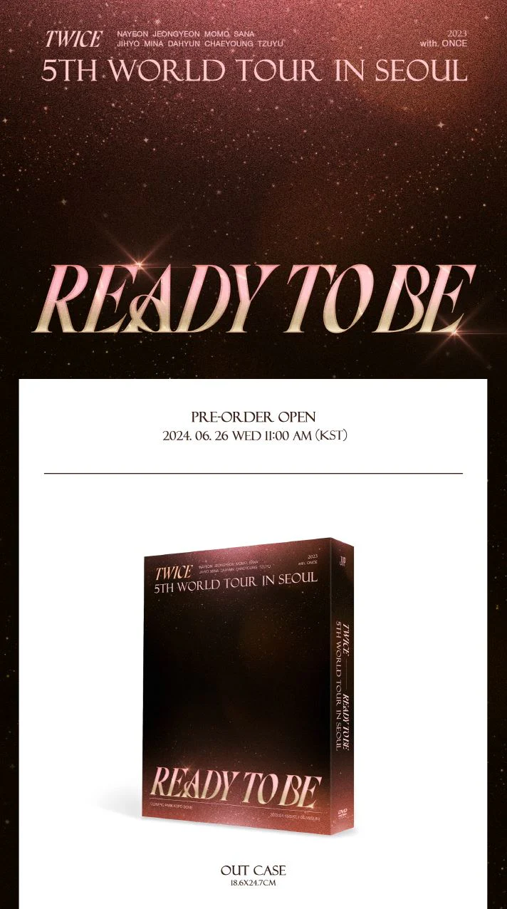 TWICE - 5TH WORLD TOUR IN SEOUL 'READY TO BE' (DVD & BLU-RAY) - Image 2