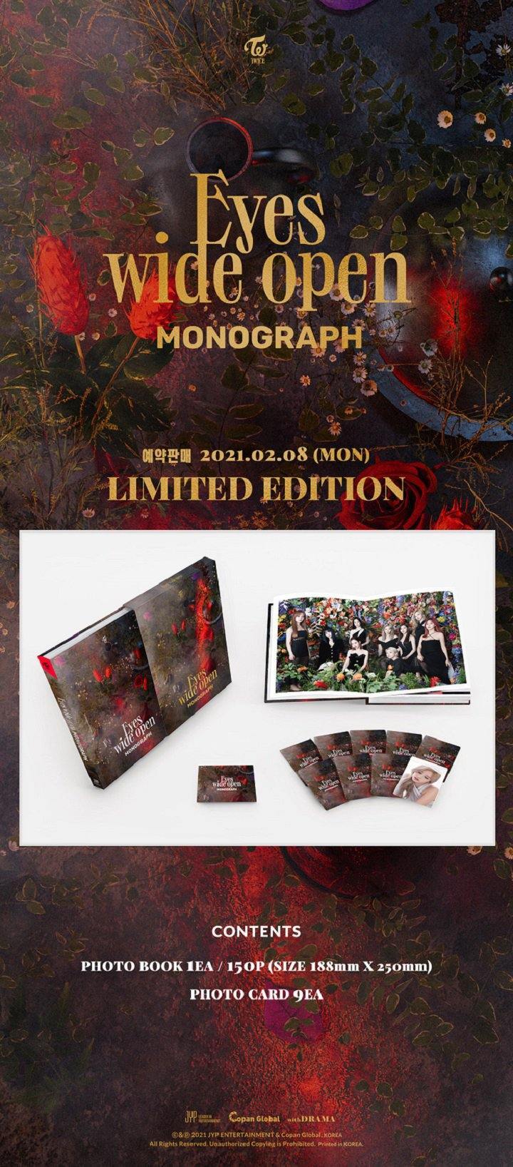 TWICE - MONOGRAPH photo book [Eyes Wide Open] (Limited Edition) - Image 2