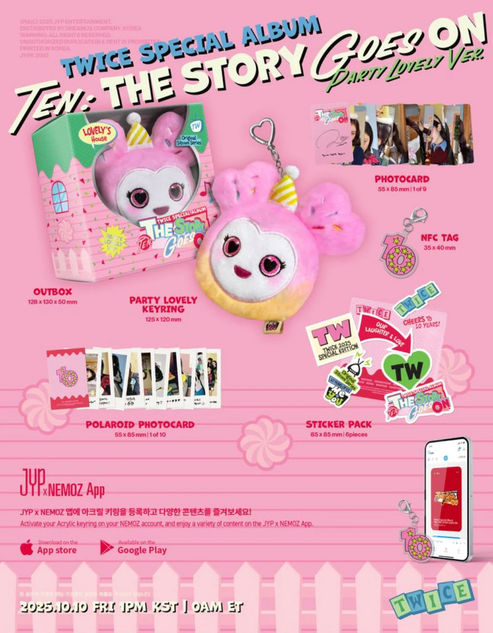 TWICE - TEN : THE STORY GOES ON (PARTY LOVELY VER.) - Image 2
