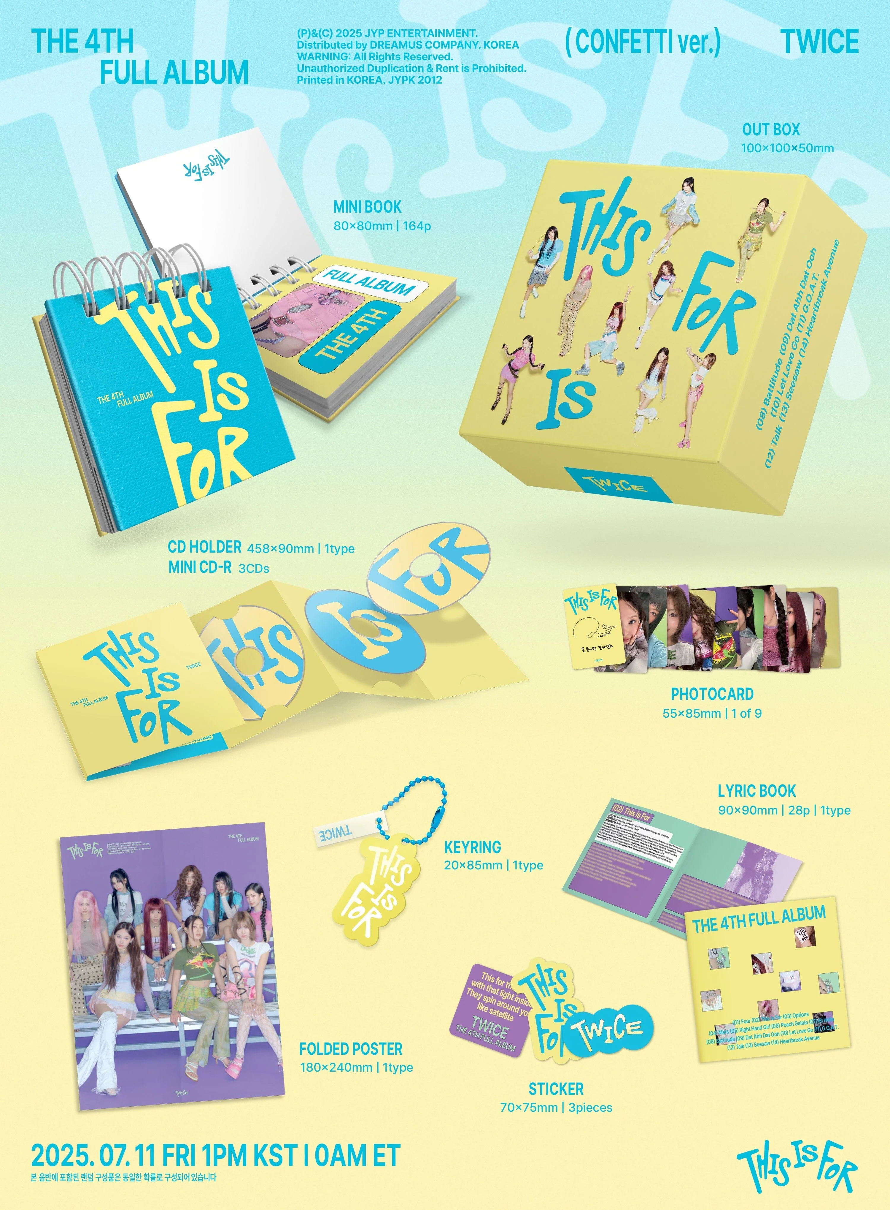 TWICE - THIS IS FOR (CONFETTI VER.) - Image 2
