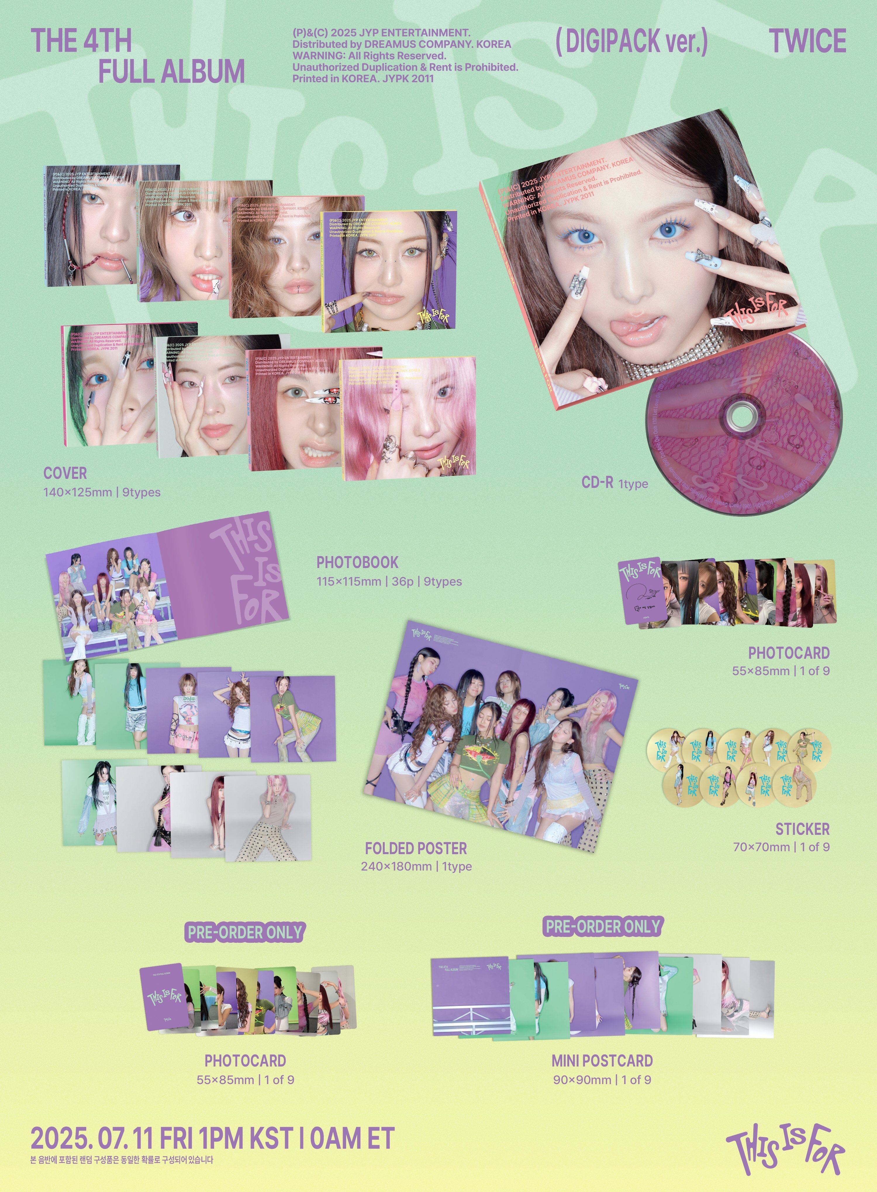 TWICE - THIS IS FOR (DIGIPACK VER.) - Image 2