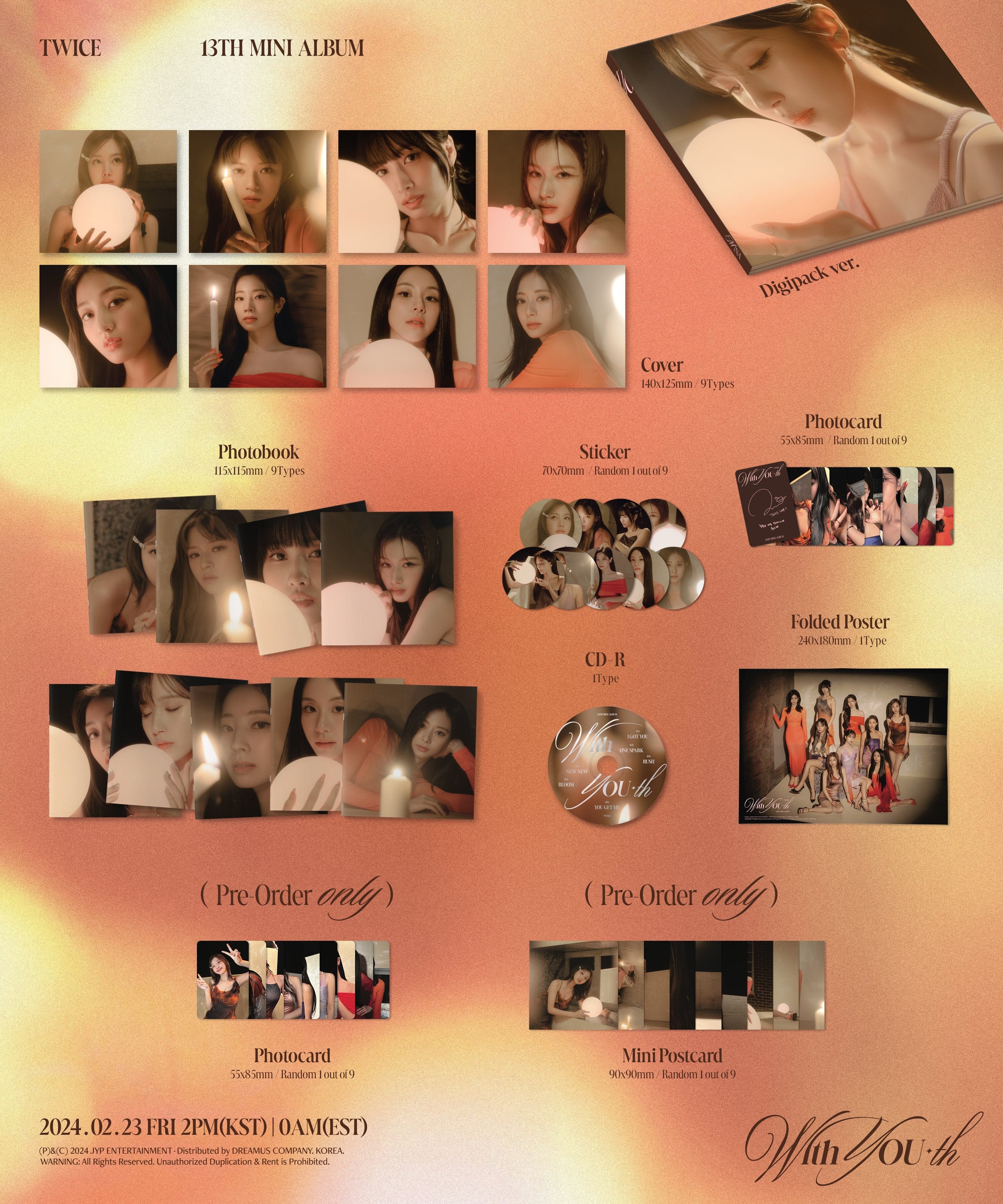 TWICE - WITH YOU-TH (DIGIPACK VER.) - Image 2