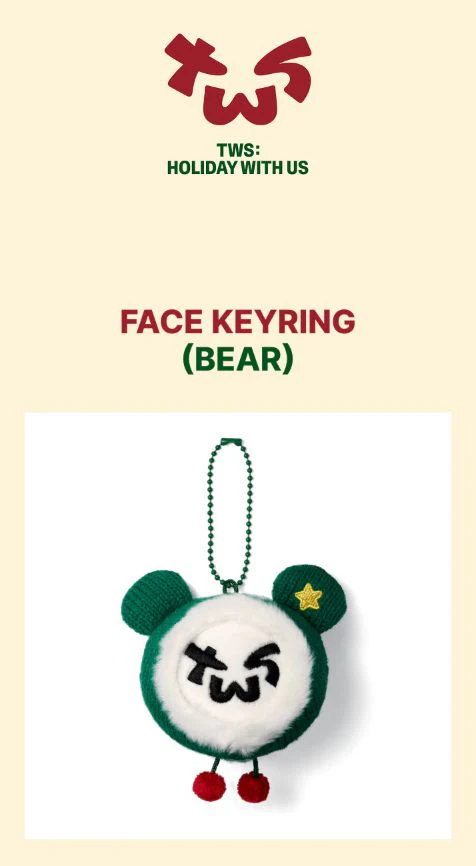 TWS - FACE KEYRING (HOLIDAY WITH US) - Image 6