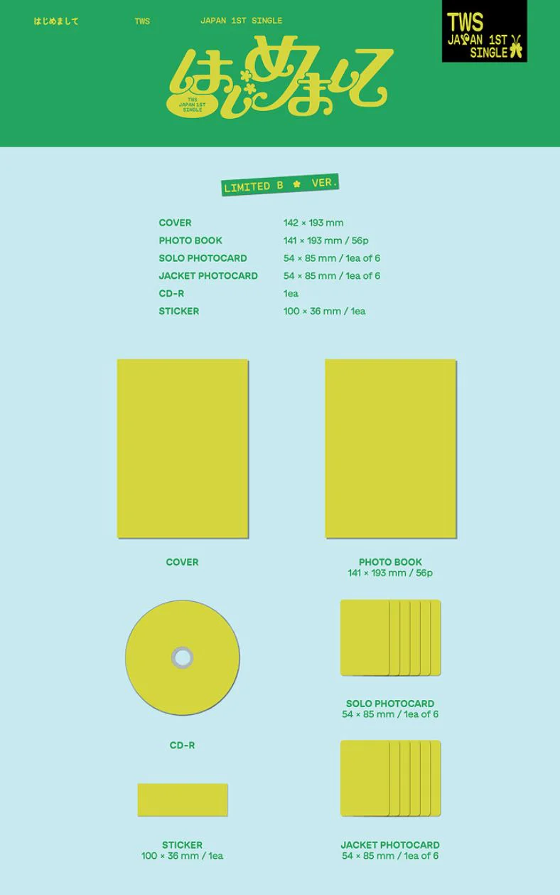 TWS - JAPAN 1ST SINGLE (はじめまして) + Weverse Gift - Image 3