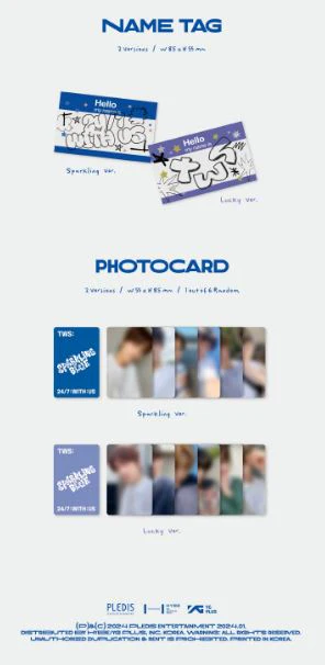 TWS - SPARKLING BLUE (1ST MINI ALBUM) - Image 7
