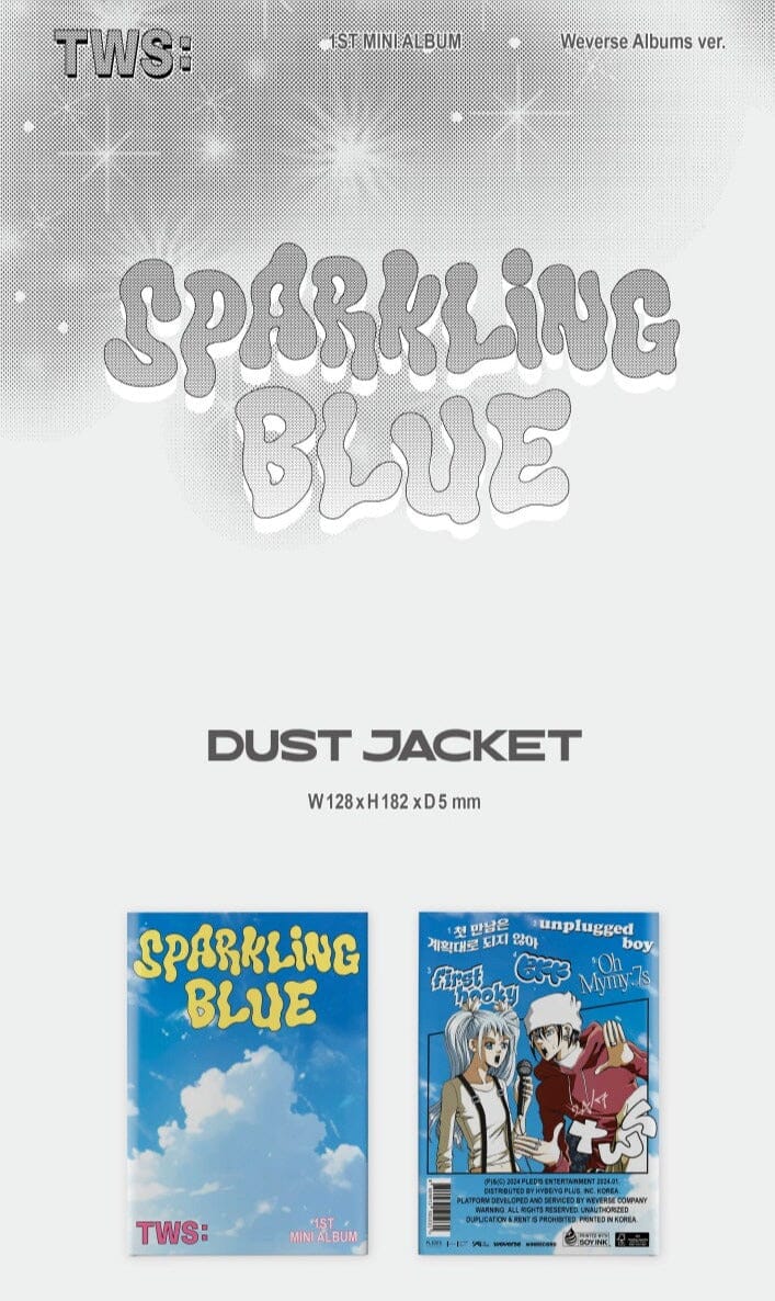 TWS - SPARKLING BLUE (1ST MINI ALBUM) WEVERSE ALBUMS VER. - Image 2