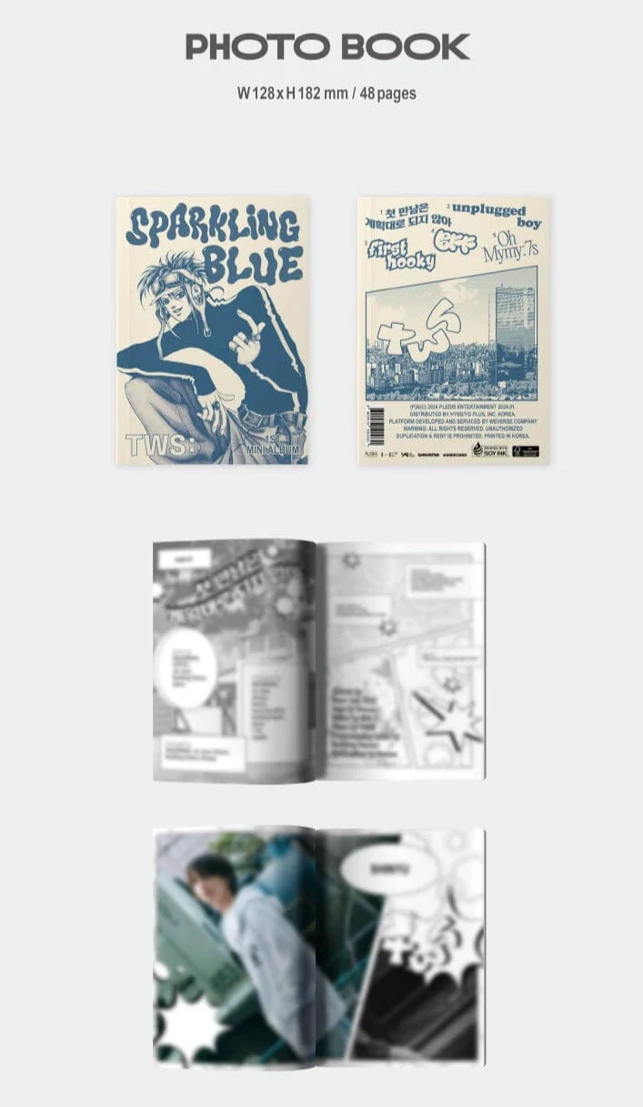 TWS - SPARKLING BLUE (1ST MINI ALBUM) WEVERSE ALBUMS VER. - Image 3