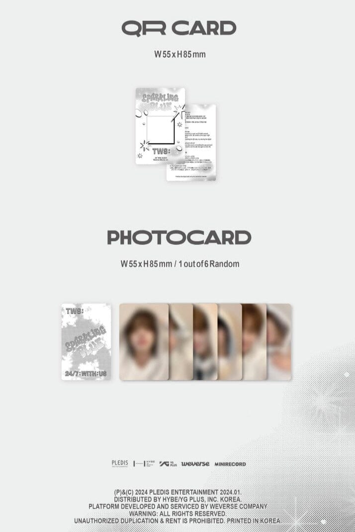 TWS - SPARKLING BLUE (1ST MINI ALBUM) WEVERSE ALBUMS VER. - Image 5
