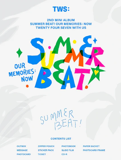 TWS - SUMMER BEAT! (2ND MINI ALBUM) - Image 2