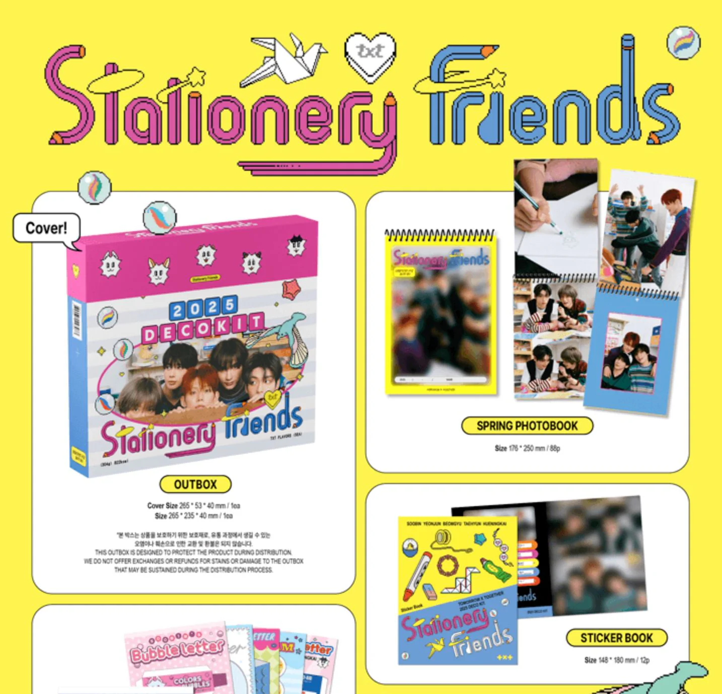 TXT - 2025 TOMORROW X TOGETHER DECO KIT + Weverse Gift - Image 3