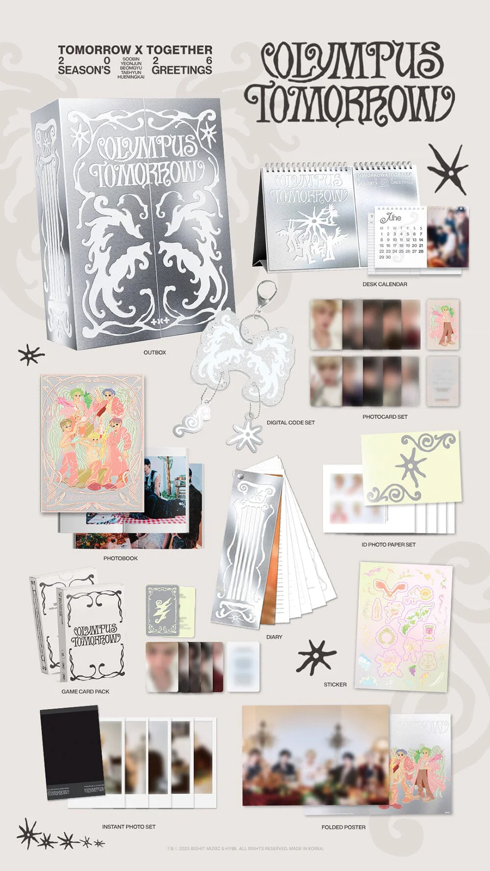 TXT - 2026 SEASON'S GREETINGS + POB WEVERSE GIFT - Image 3