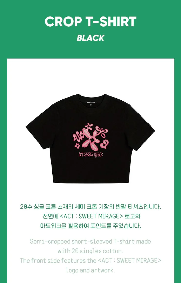 TXT - CROP T-SHIRT (ACT : SWEET MIRAGE) - Image 2