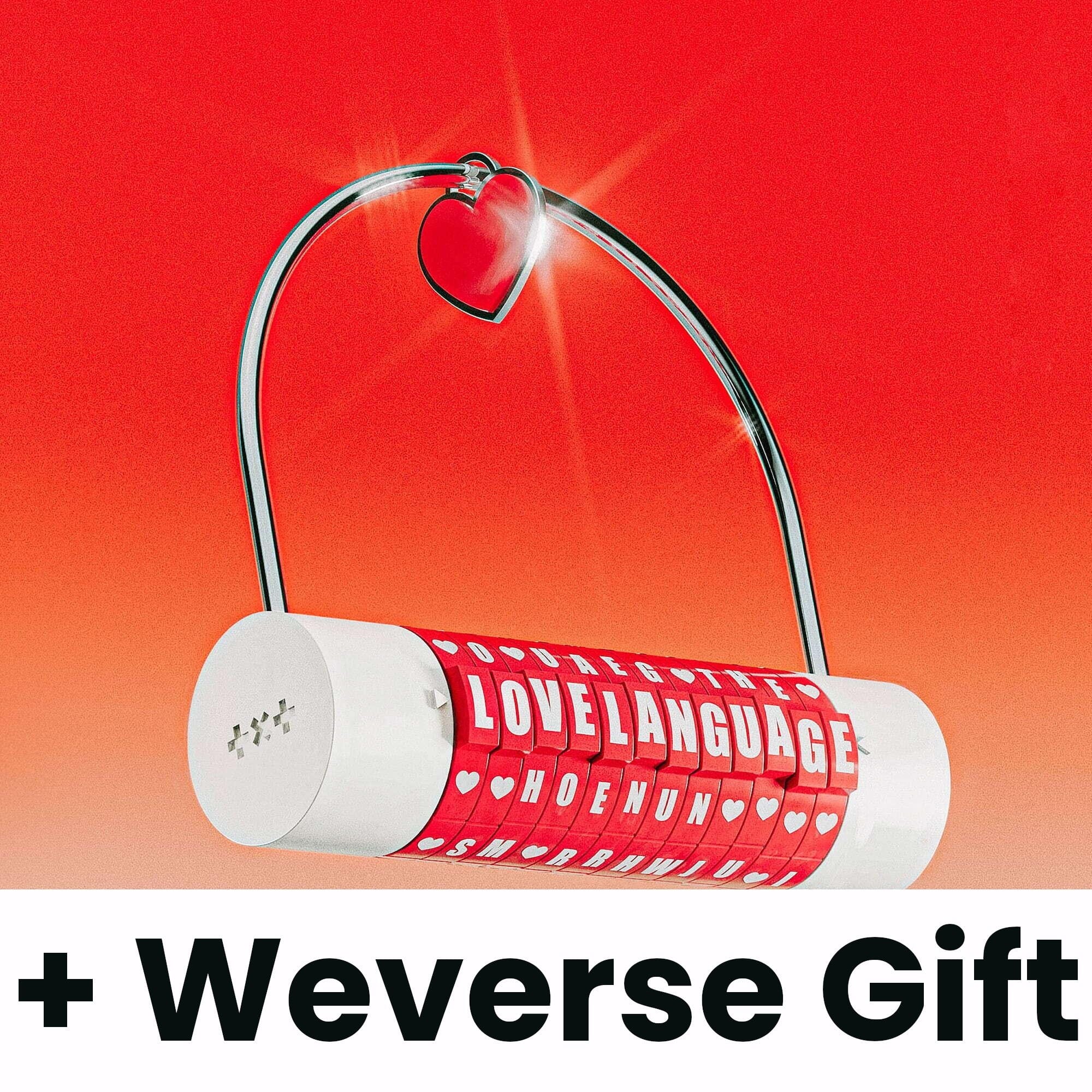 TXT - LOVE LANGUAGE + Weverse Gift