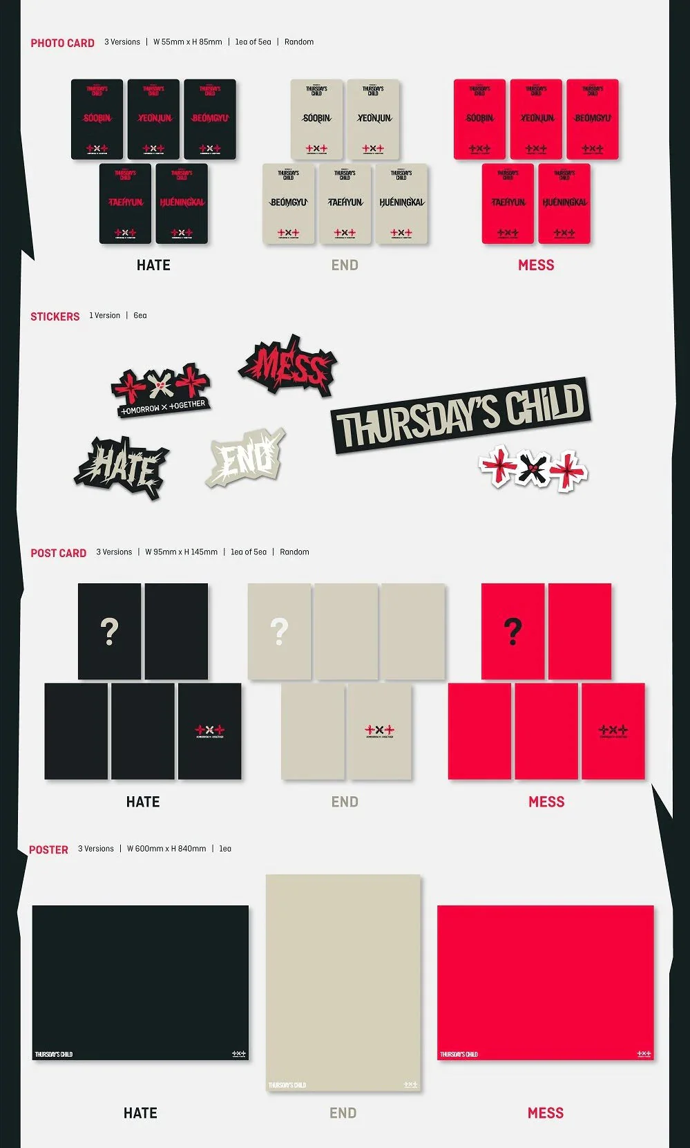 TXT - MINISODE 2: THURSDAY'S CHILD (4TH MINI ALBUM) - Image 4