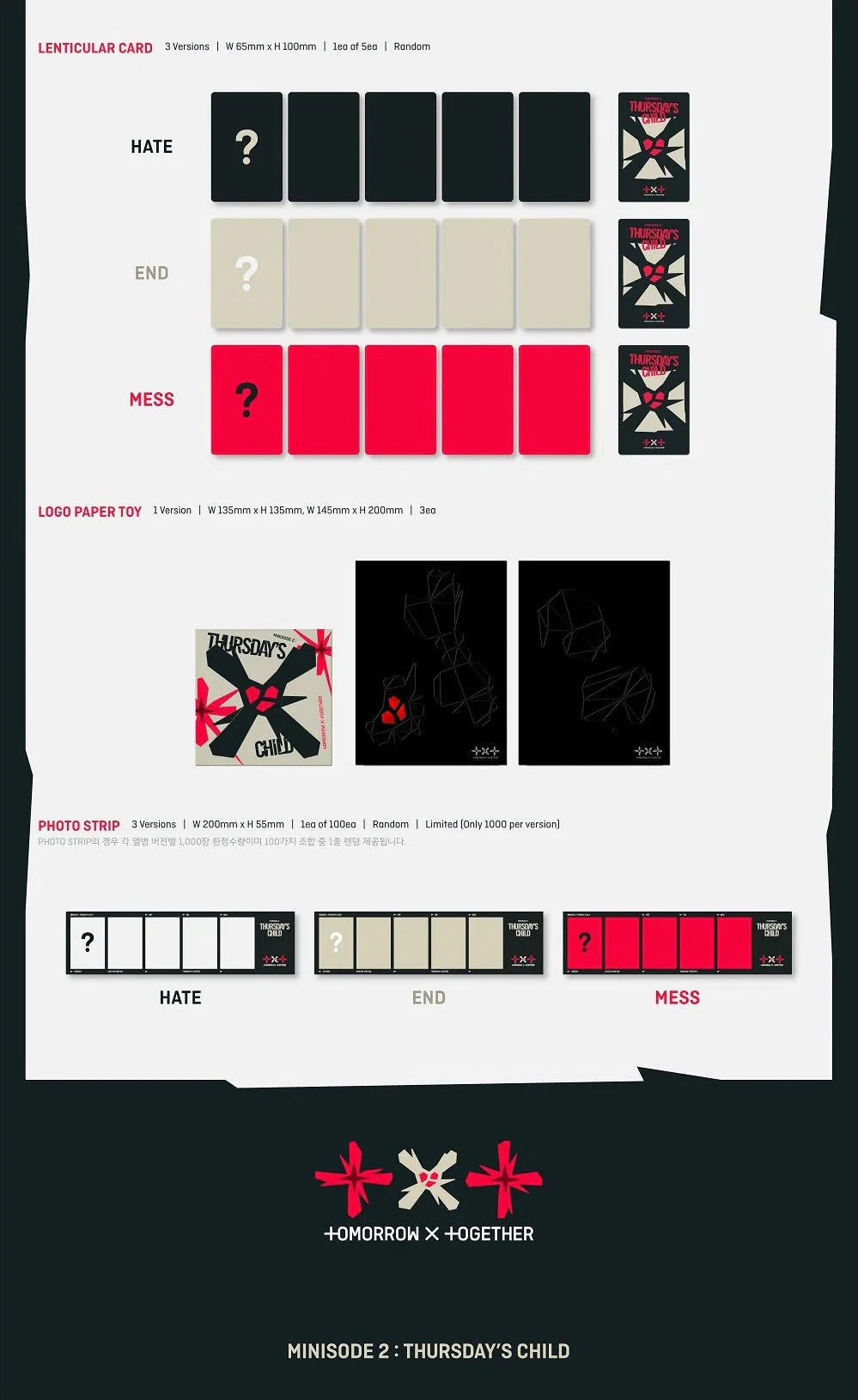 TXT - MINISODE 2: THURSDAY'S CHILD (4TH MINI ALBUM) - Image 5