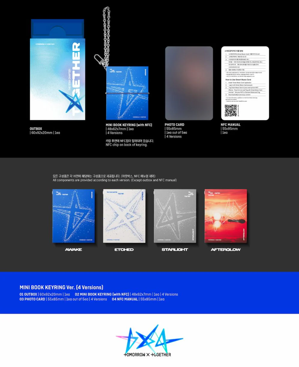 TXT - THE STAR CHAPTER: TOGETHER (MINI BOOK KEYRING VER.) - Image 4