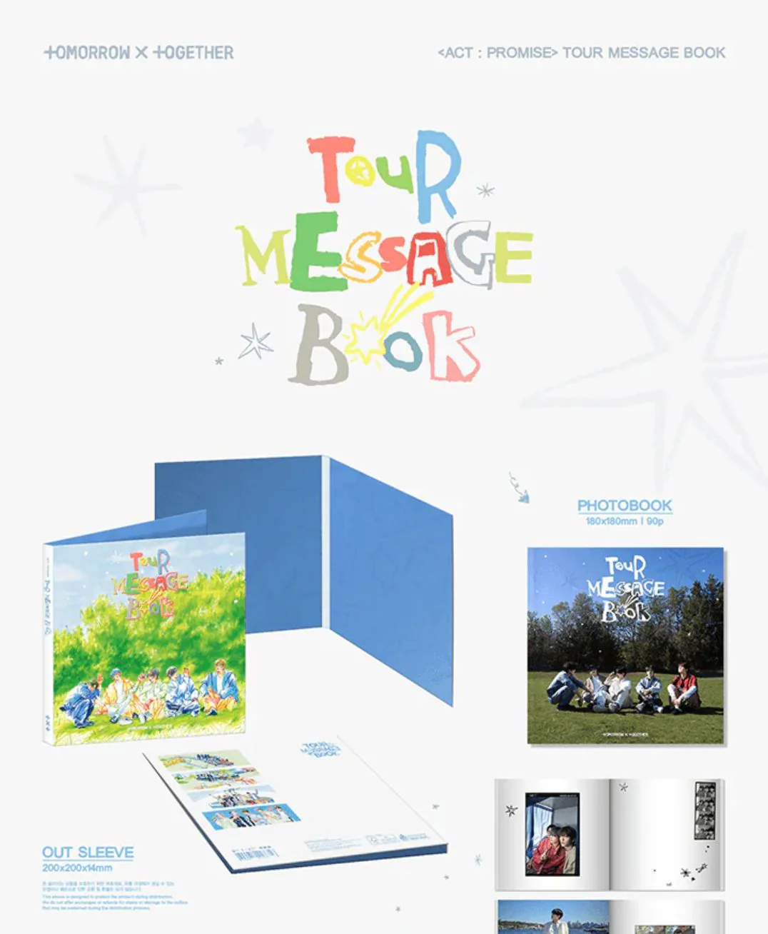 TXT - TOUR MESSAGE BOOK (ACT : PROMISE) + Weverse Gift - Image 2