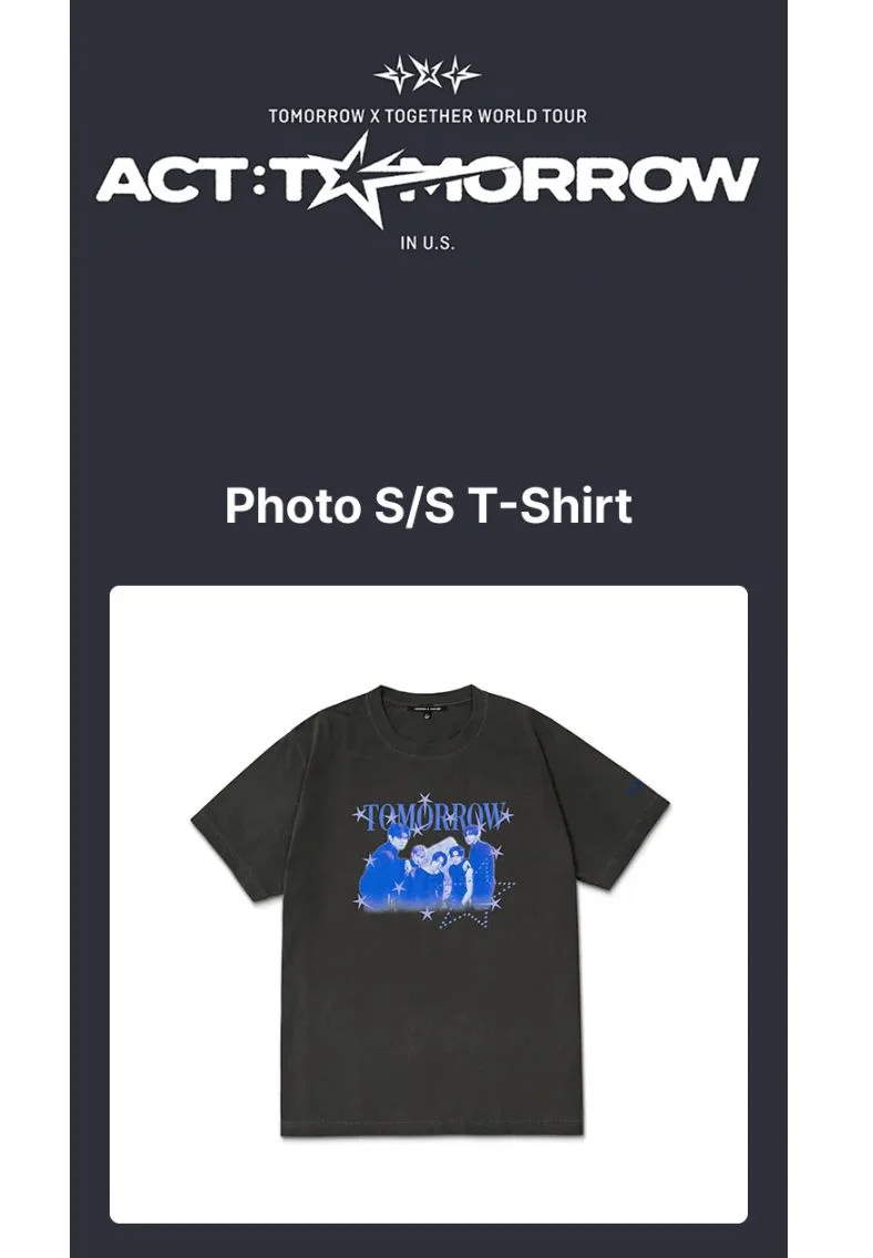 TXT - WORLD TOUR 'ACT : TOMORROW' IN U.S. OFFICIAL MD - Image 2
